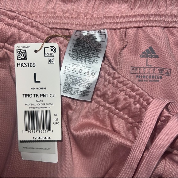 adidas Tiro Track Pants - Wonder Mauve/Grey, Size L - Picture 3 of 14